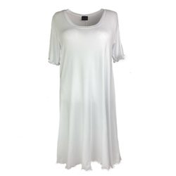 Rosemin Anna - Hvid kjole i A-form