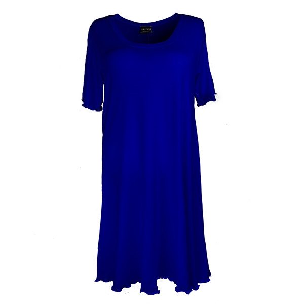 Rosemin Anna - Koboltblå kjole i A-form