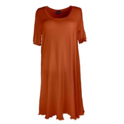 Rosemin Anna - Orange kjole i A-form