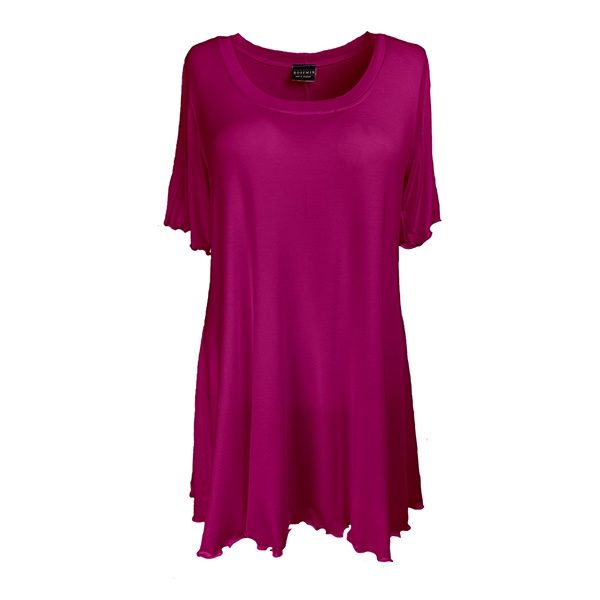 Rosemin Anna - Pink bluse i A-form - Lang