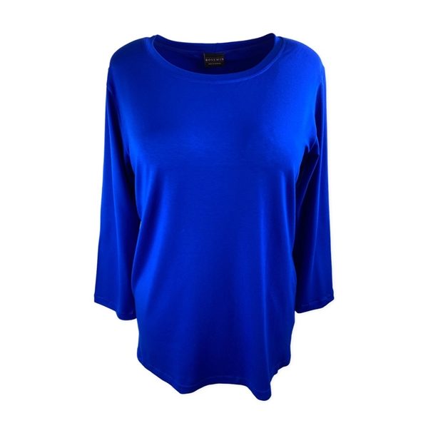 Rosemin Rosa - Koboltblå bluse med lange ærmer